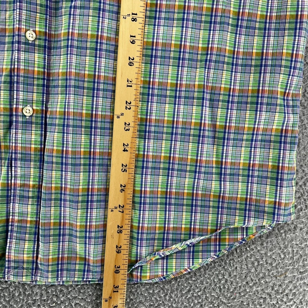 Polo Ralph Lauren Shirt Men XXL Classic Fit Plaid Button Down Multi Color Cotton - Picture 8 of 15